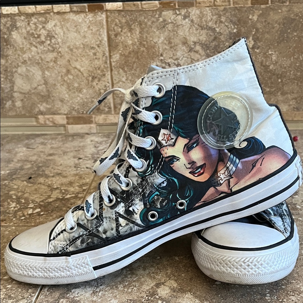 Converse All Star Wonder Women High-Top Sneakers Unisex Men’s 8, Women’s 10